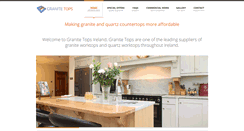 Desktop Screenshot of granitetops.ie